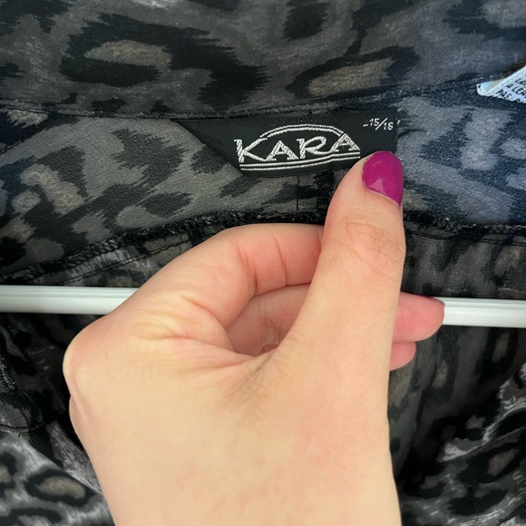 Cheetah sheer shirt - Picture 4 of 4